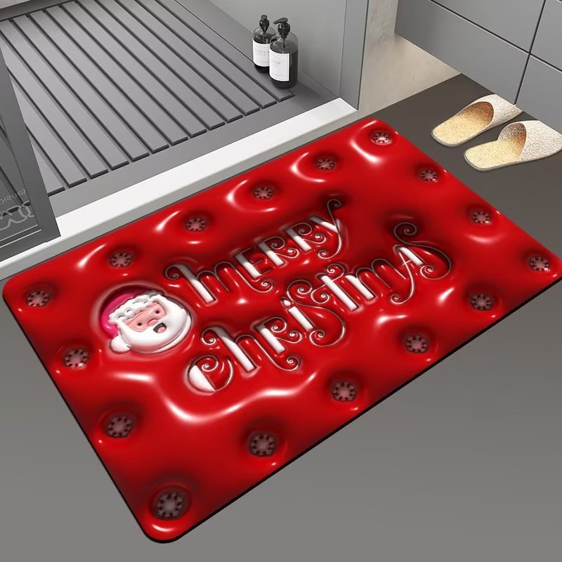 Christmas Themed Floor Mat Kalsten