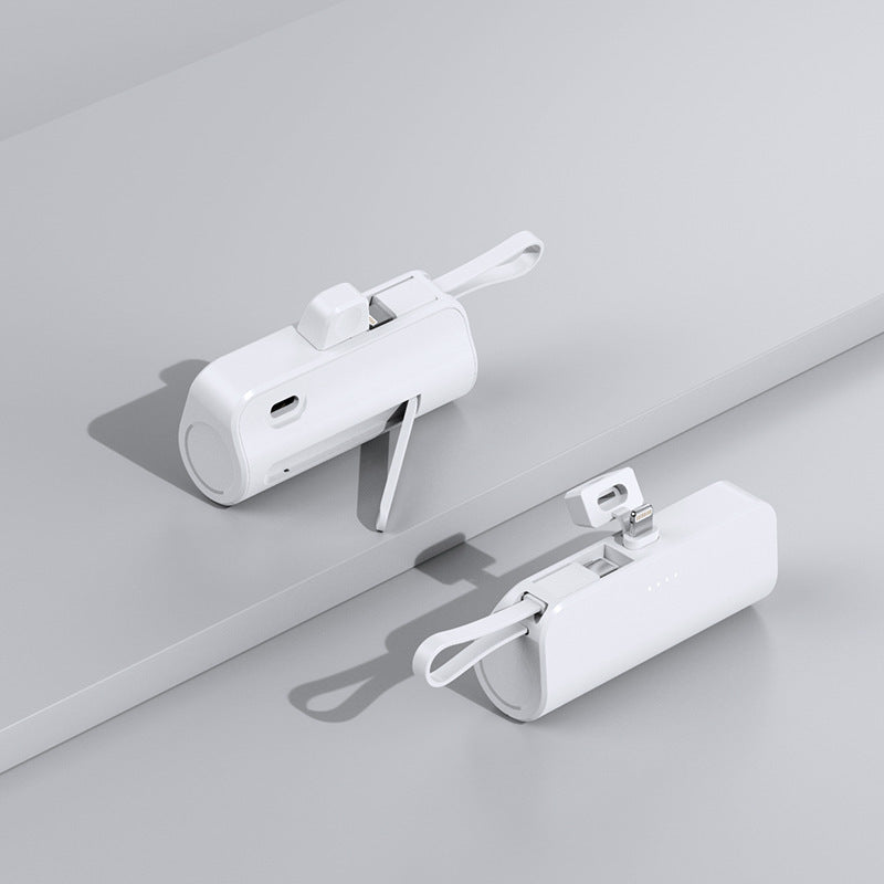 Portable power bank with integrated multifunctional charging cable system Kalsten