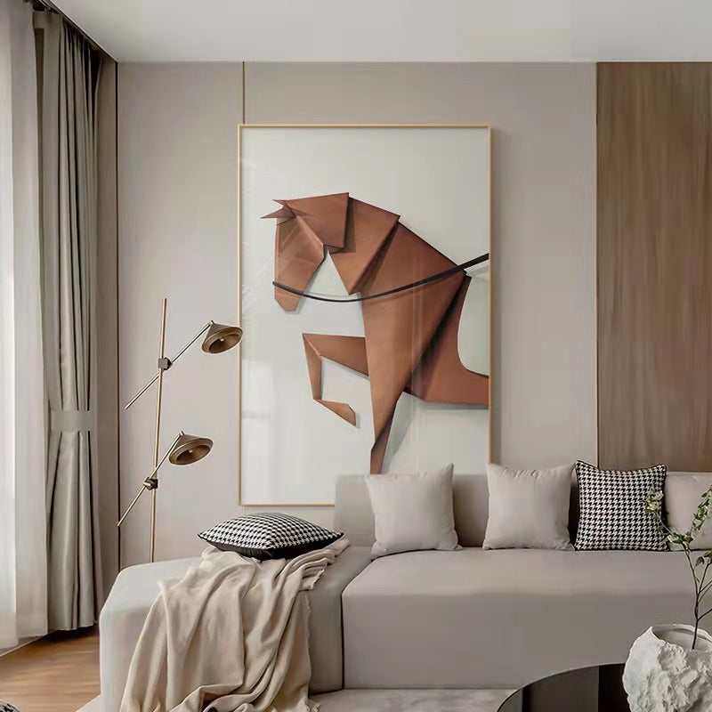 Abstract Paper Art Print
