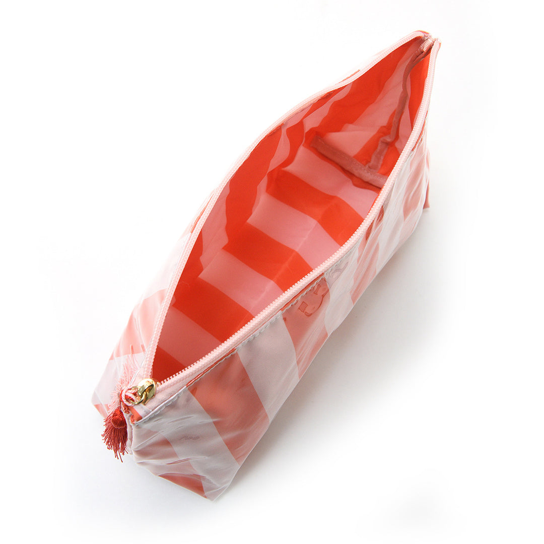 Cosmetic pouch with practical zipper and colorful checkered pattern Kalsten