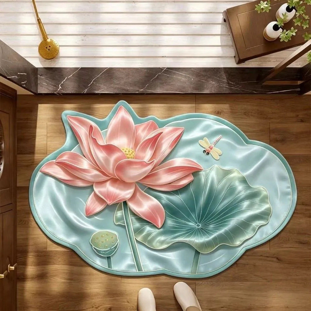 Floral Lotus Shaped Mat Kalsten