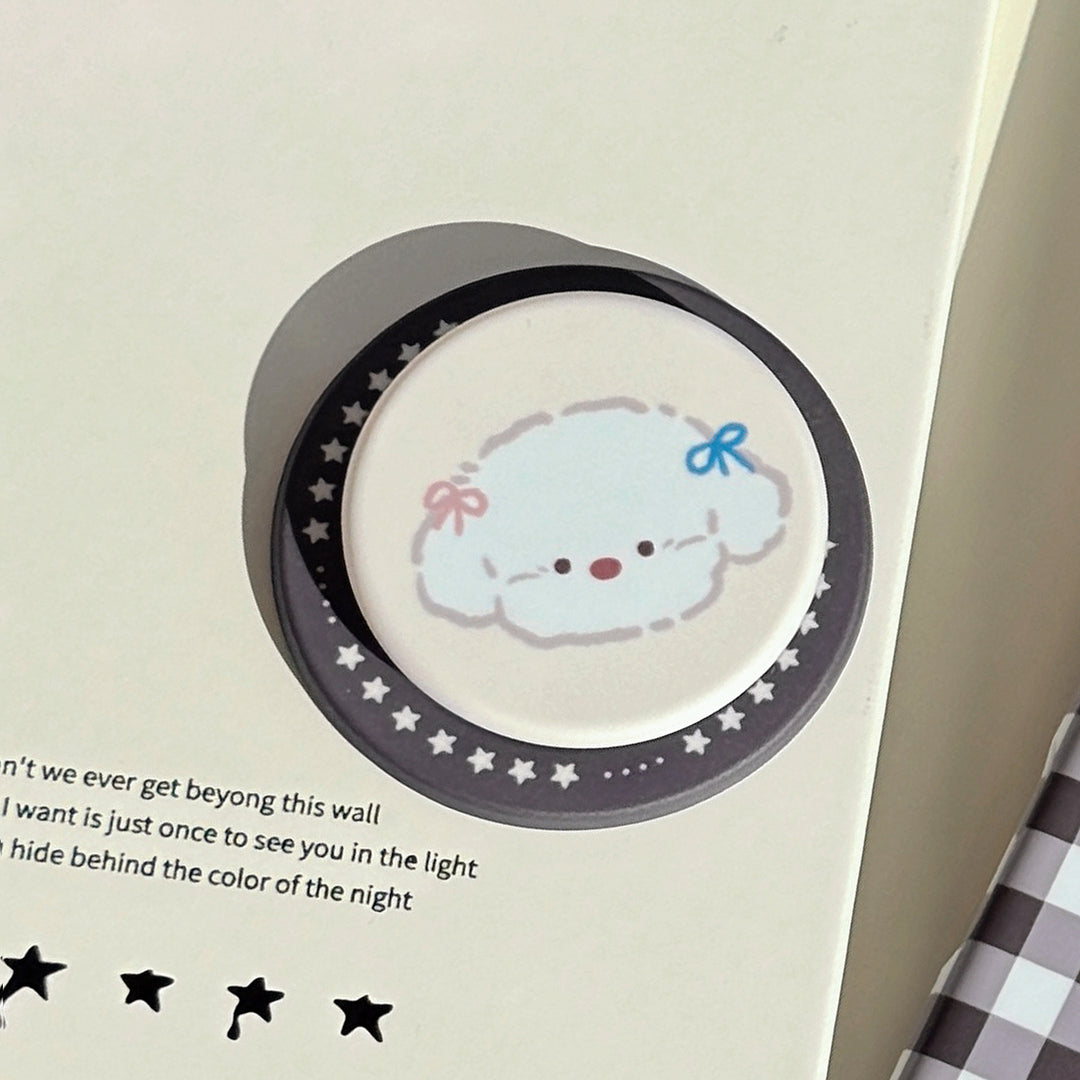 Decorative smartphone finger holder in dog design Kalsten