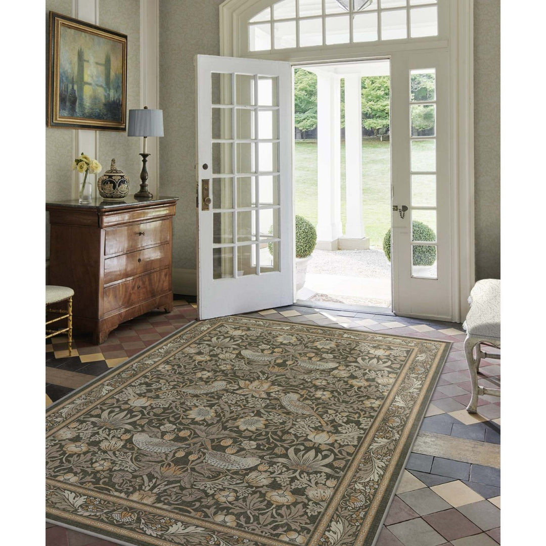 Decorative Floral Area Rug