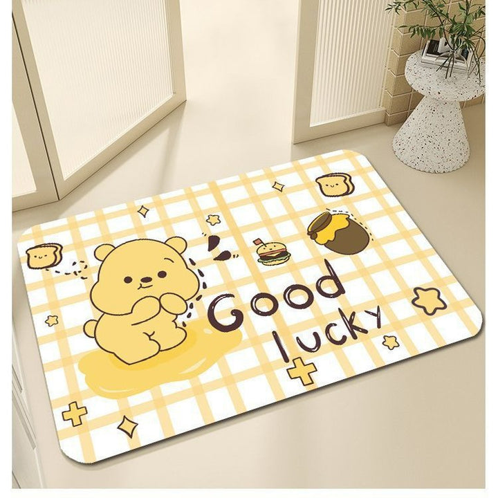 Playful Cartoon-Themed Doormat Kalsten