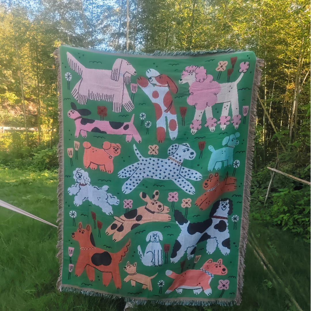 Decorative Pet-Themed  Blanket