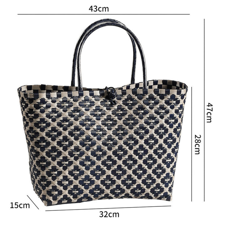 Stylish Woven Beach Tote Kalsten