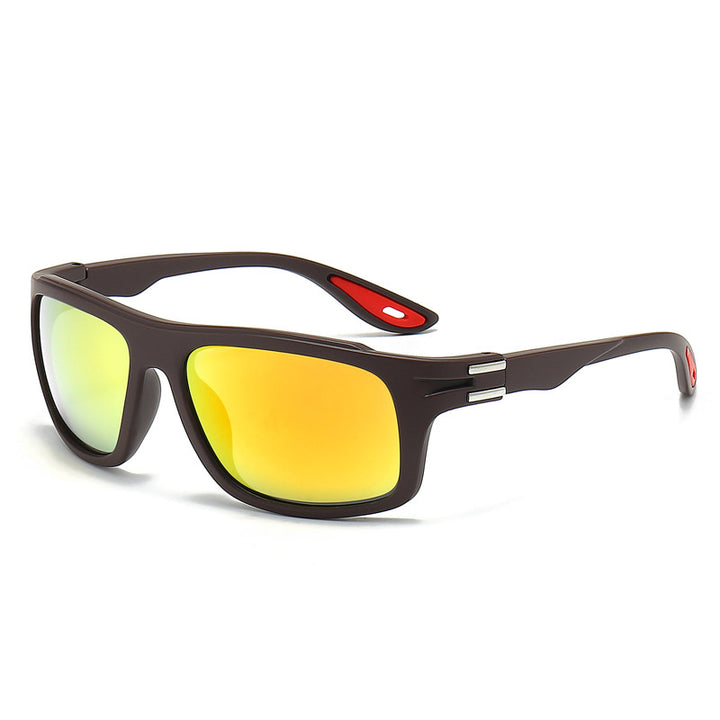Men's sporty sunglasses with polarized lenses and shock-resistant frame Kalsten