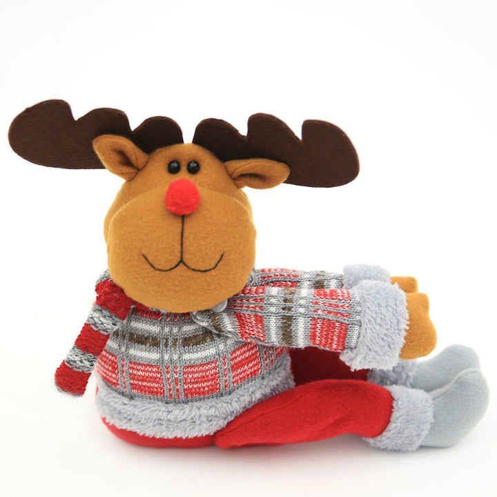 Plush Christmas Reindeer Figurine