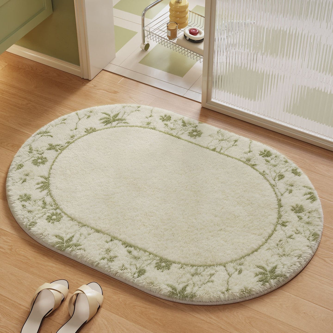Soft Plush Round Bathroom Rug Kalsten