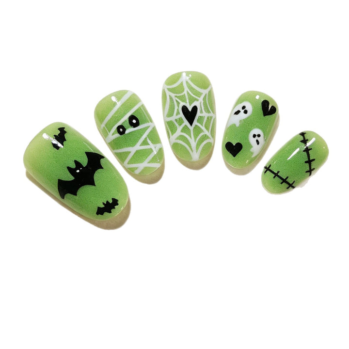 Whimsical Halloween-Themed Press-On Nail Art Set Kalsten