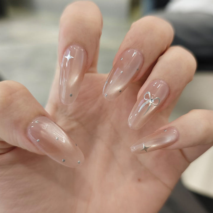 Decorative Glittery Press-On Nail Tips Kalsten
