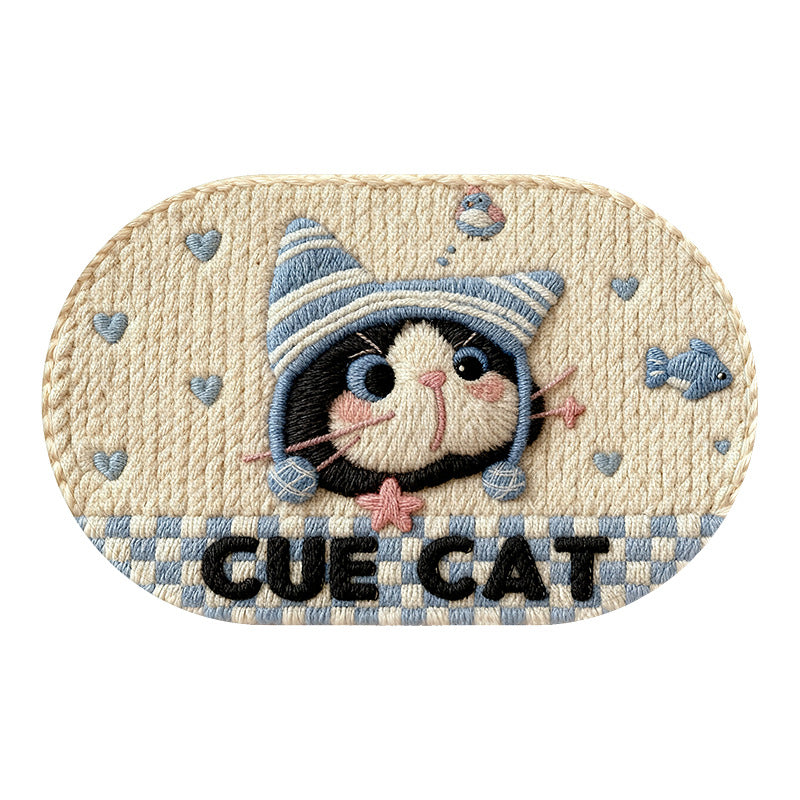 Decorative Cat-Themed Bath Mat Kalsten