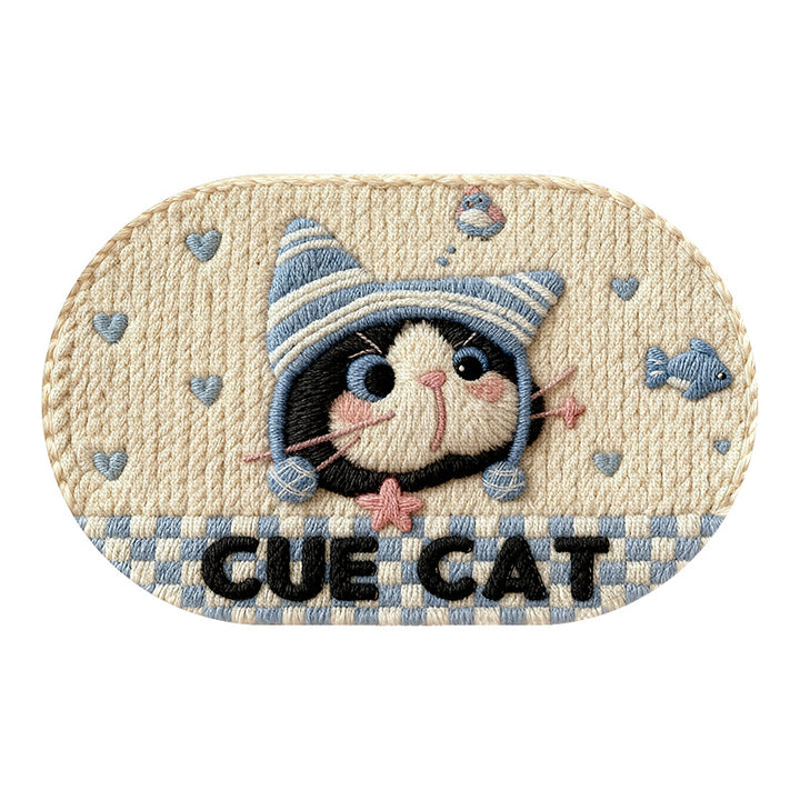 Decorative Cat-Themed Bath Mat Kalsten