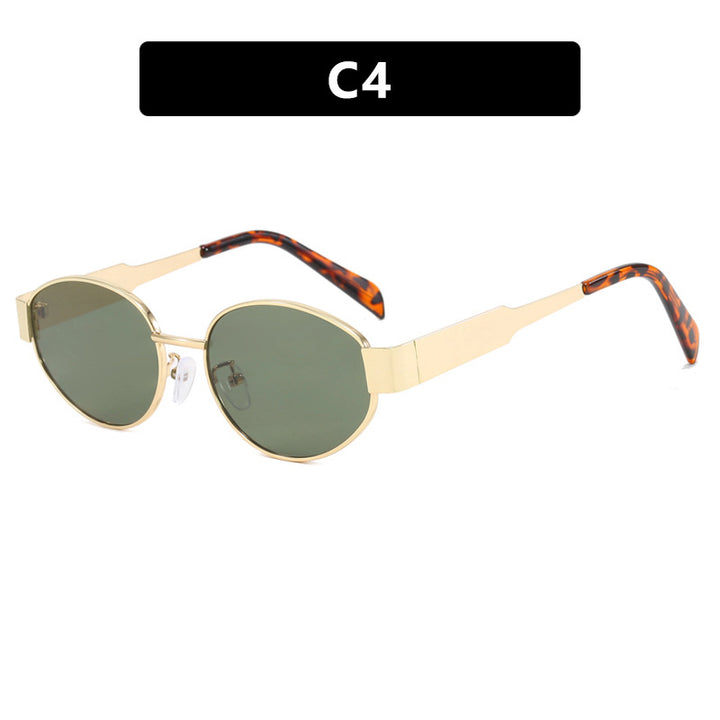 Ladies fashionable sunglasses with innovative geometry design Kalsten