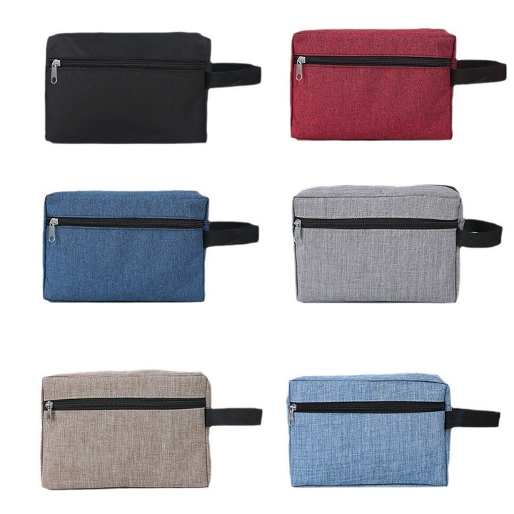 Cosmetic bag with multiple compartments and secure zipper Kalsten