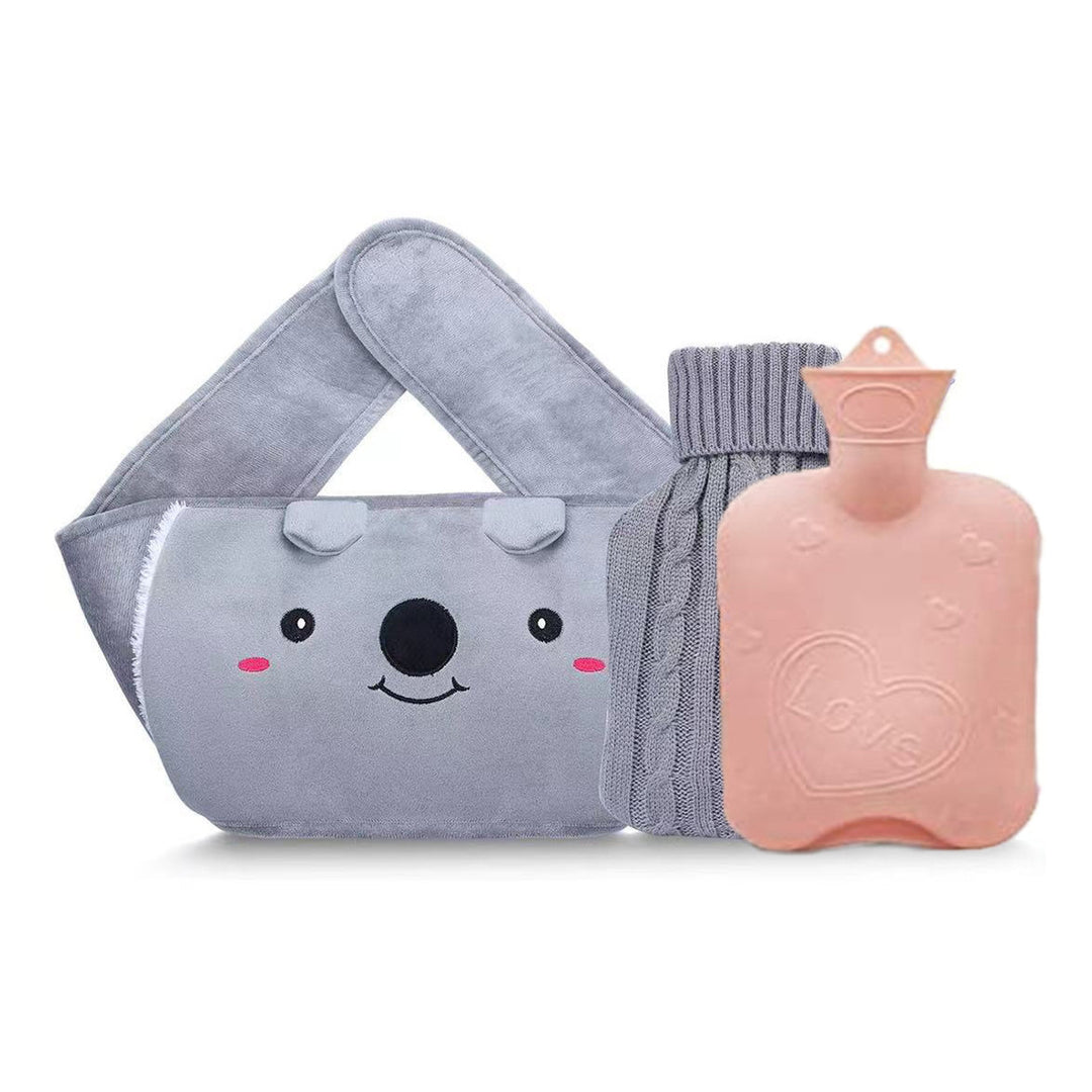 Cute Plush Hot Water Bottle Set Kalsten