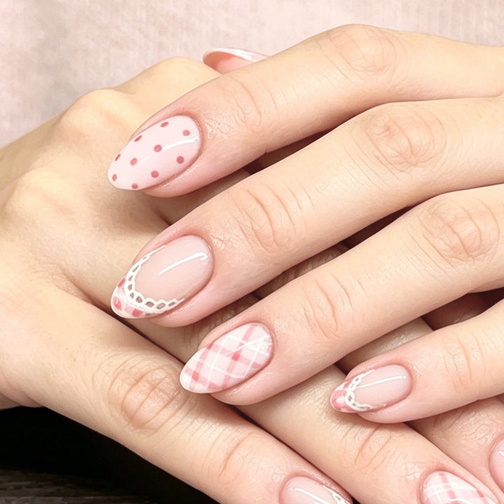 Decorative Stiletto Nail Art Design Kalsten