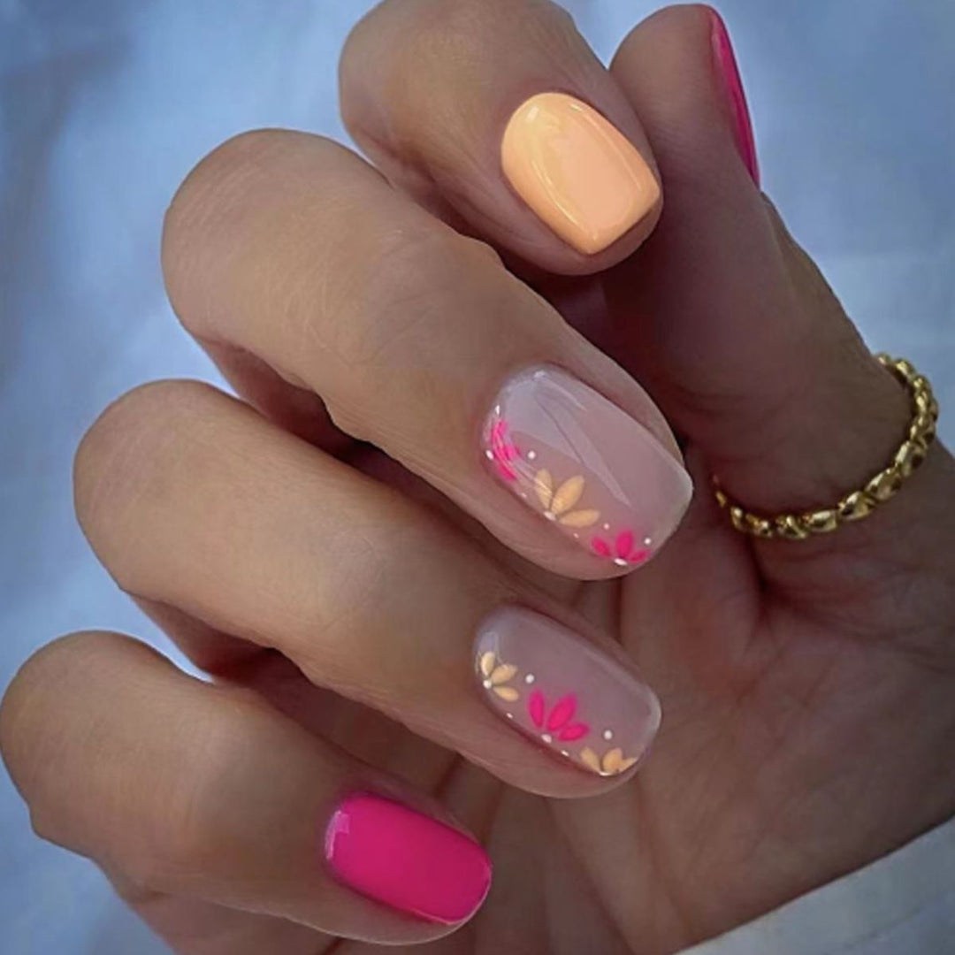 Floral Pattern Nail Art Set Kalsten