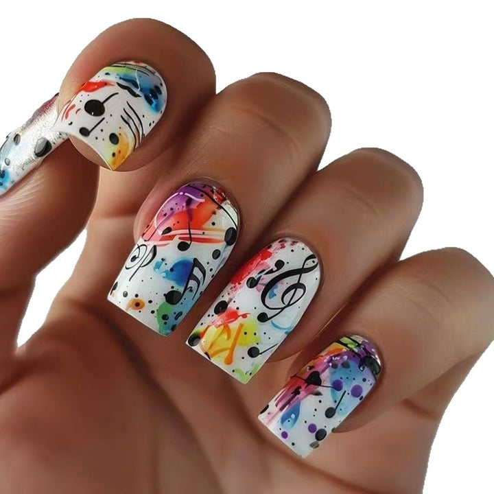 Creative Art Nails with Musical Design Kalsten
