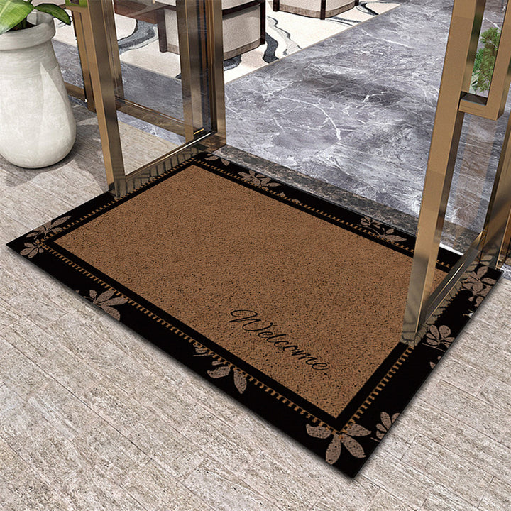 Elegant Floral Decorative Area Mat