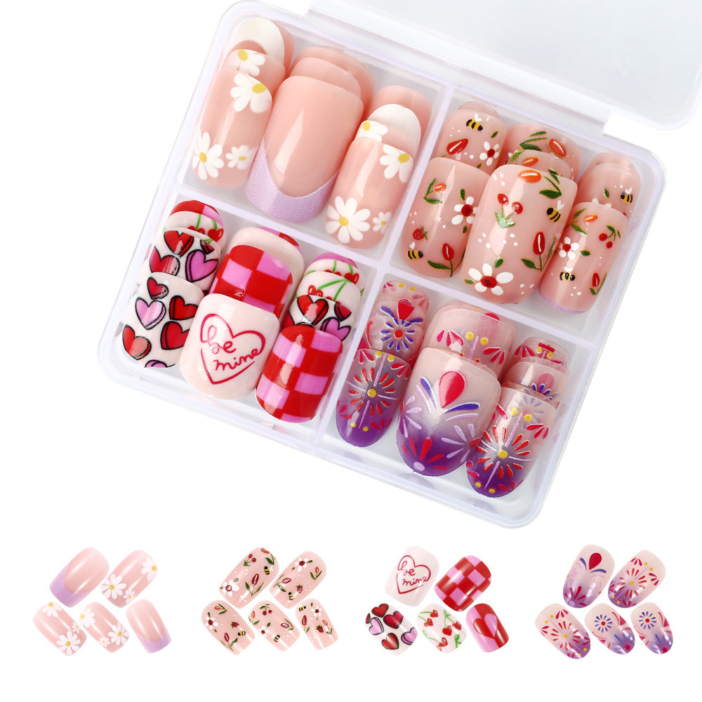 Artistic Press-On Nail Set Kalsten
