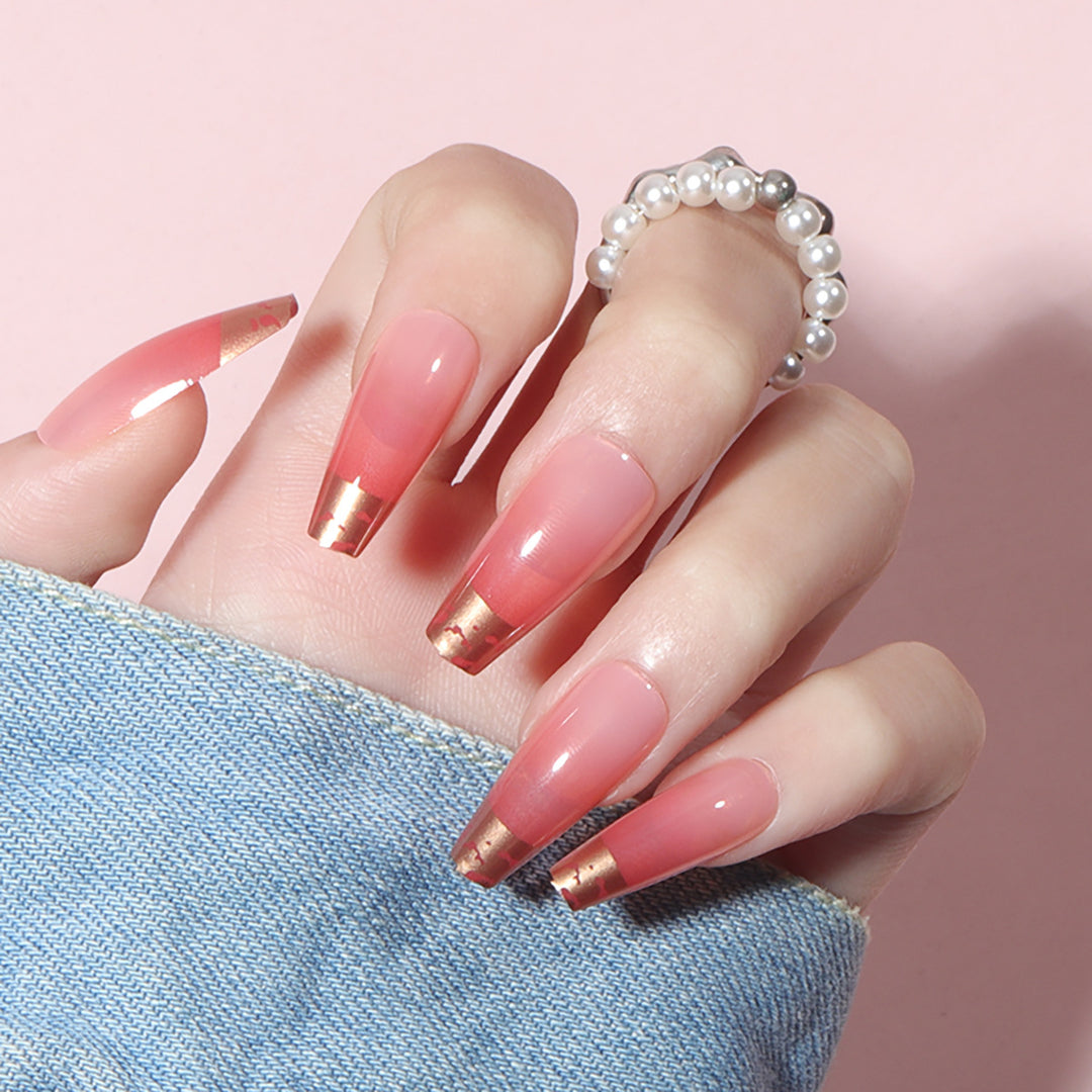 Elegant Gradient Stiletto Press-On Nails Kalsten