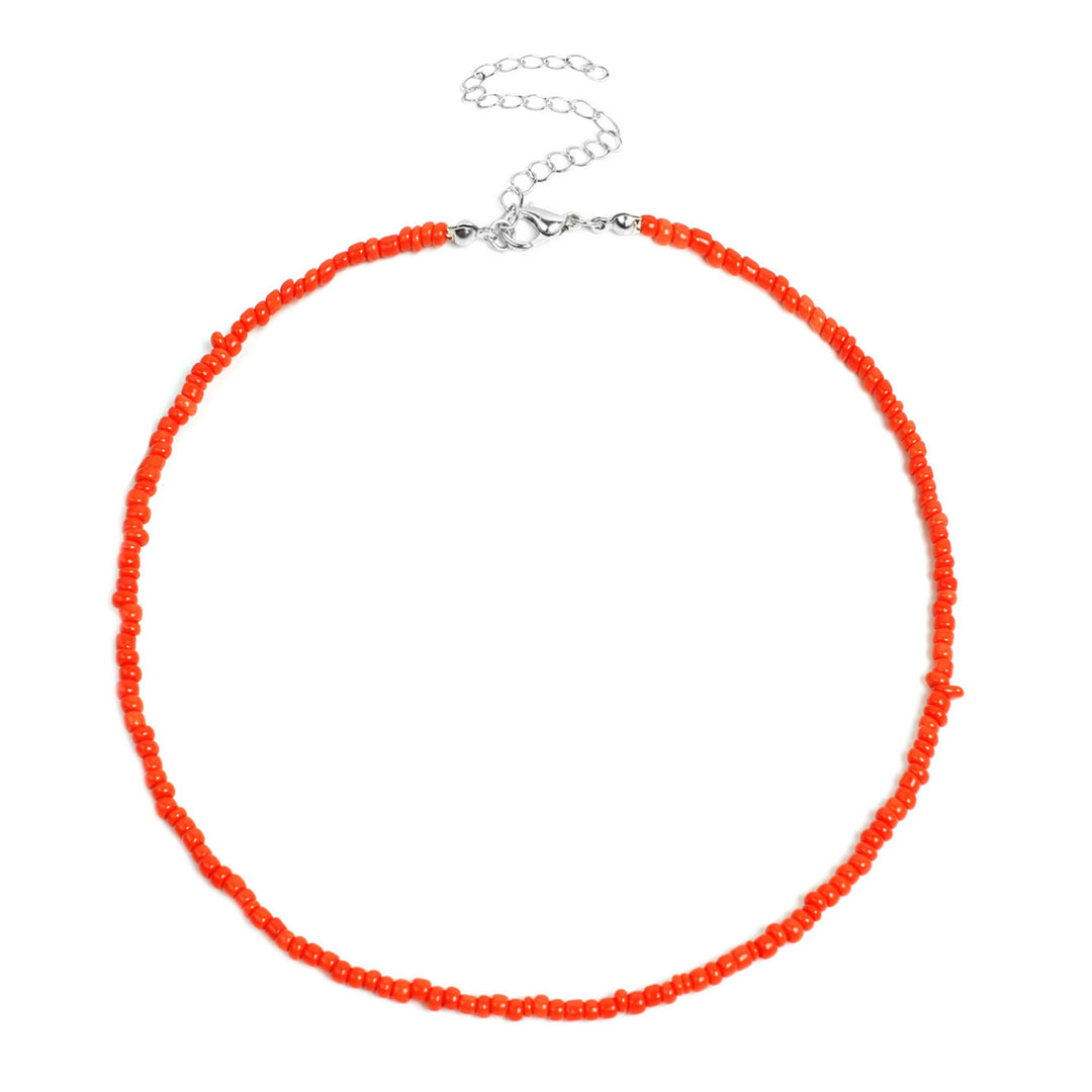 Colorful Beaded Choker Necklace Kalsten