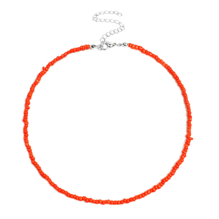 Colorful Beaded Choker Necklace Kalsten