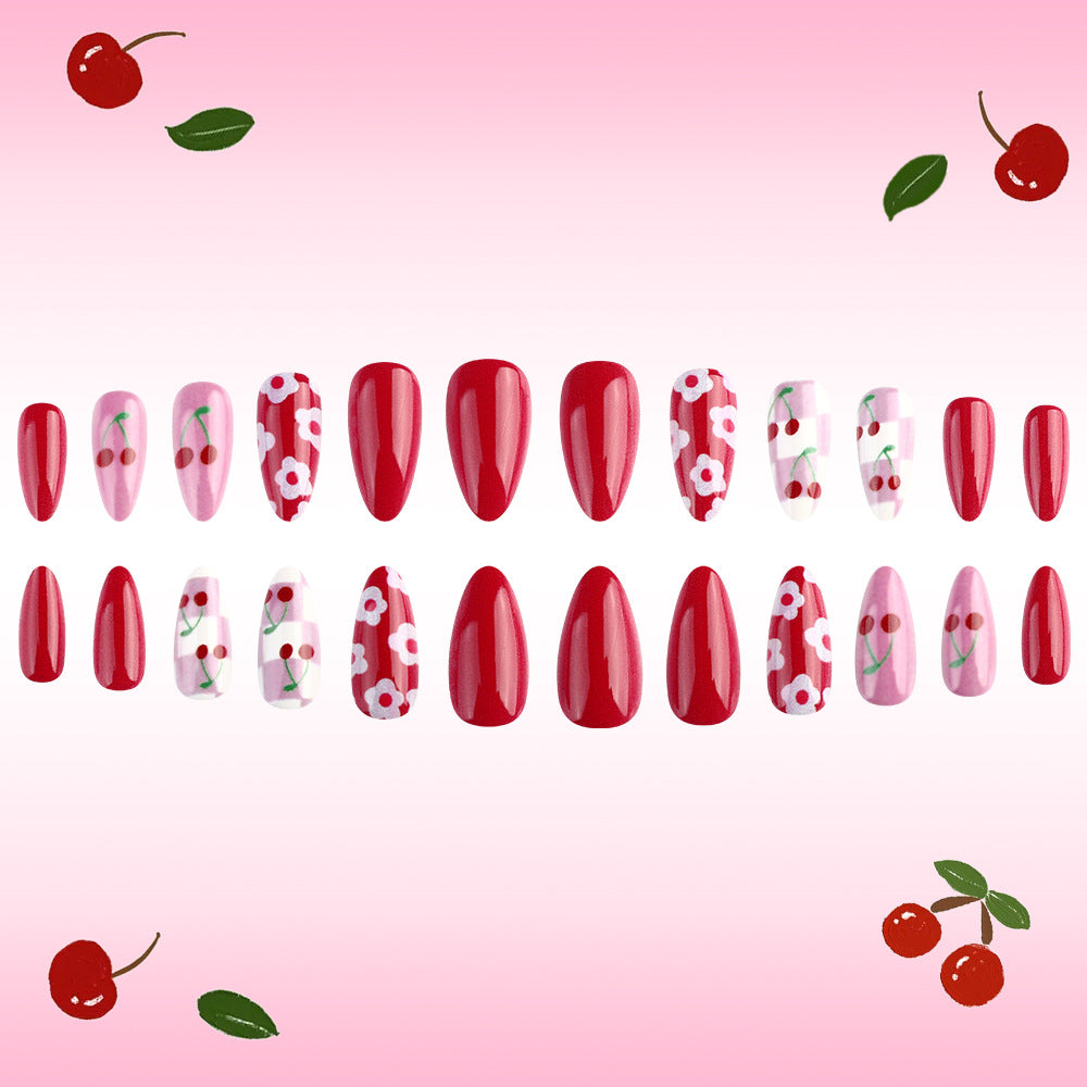 Artistic Cherry Blossom Nail Art Design Kalsten