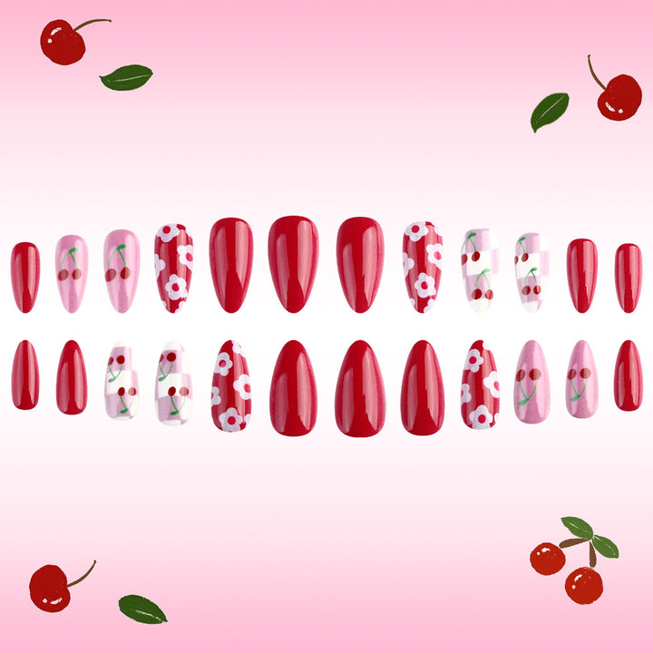 Artistic Cherry Blossom Nail Art Design Kalsten