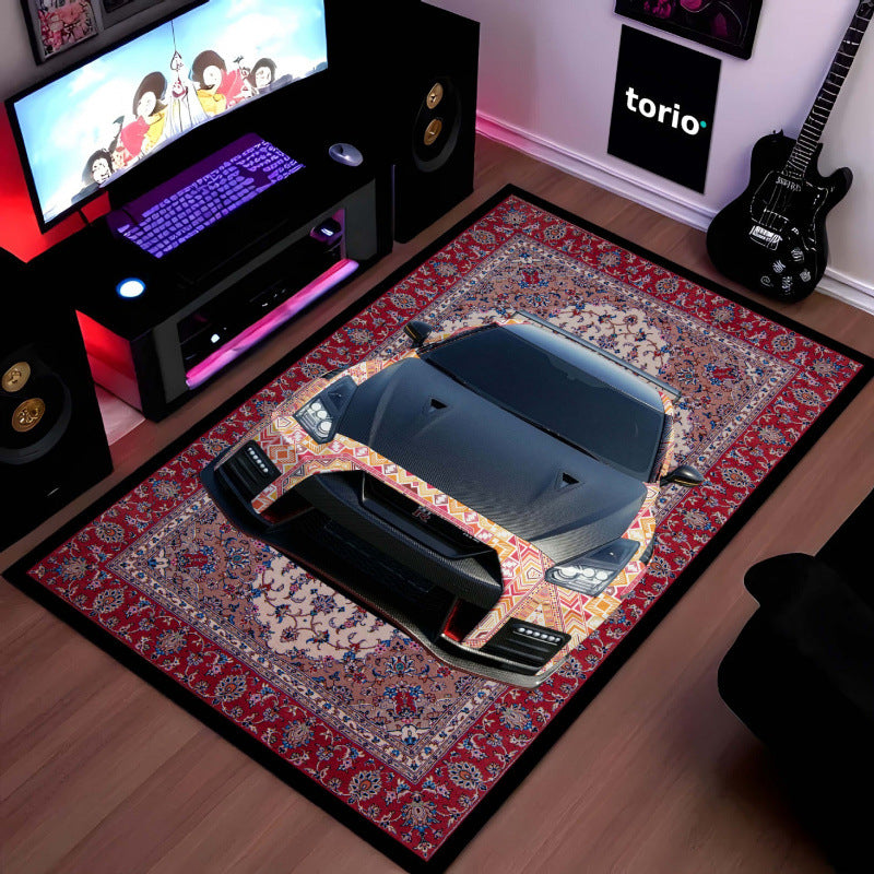 Artistic Floral Printed Area Rug
