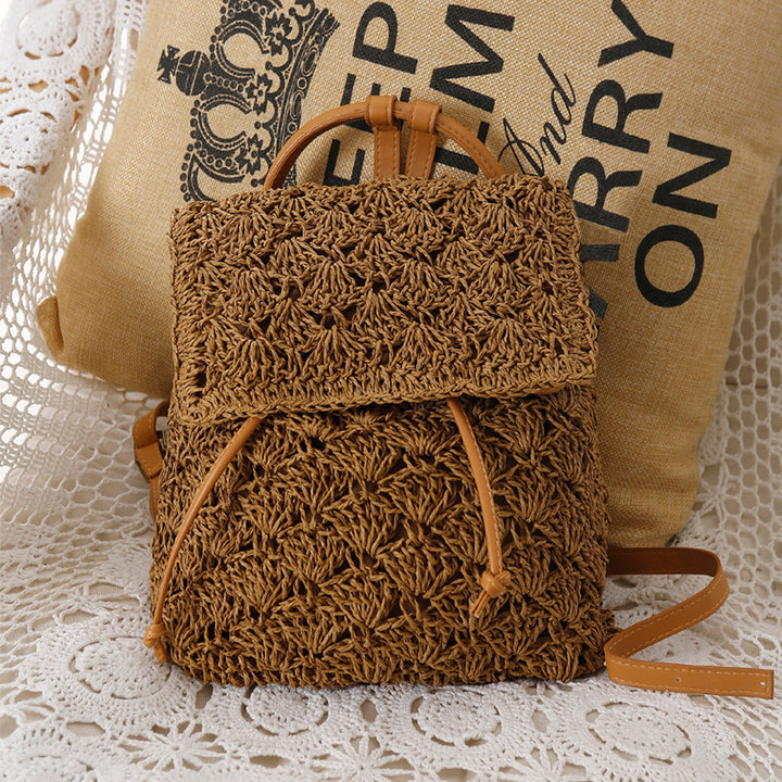 Casual Backpack Bag Made from Handcrafted Natural Material Kalsten