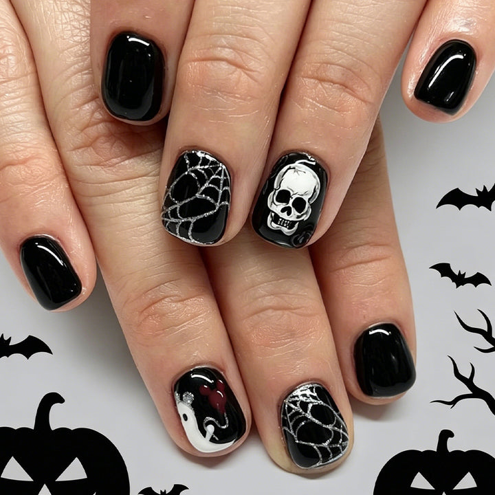 Halloween-Themed Press-On Nail Art Set Kalsten 1787542718
