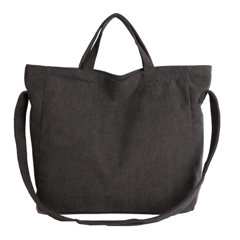 WoSoft Corduroy Tote Bag Kalsten