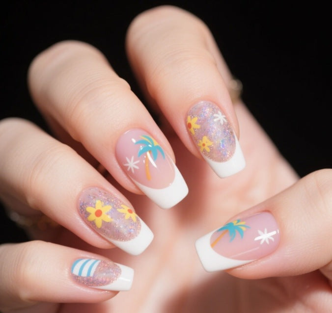 Floral Gradient Nail Art Kit Kalsten