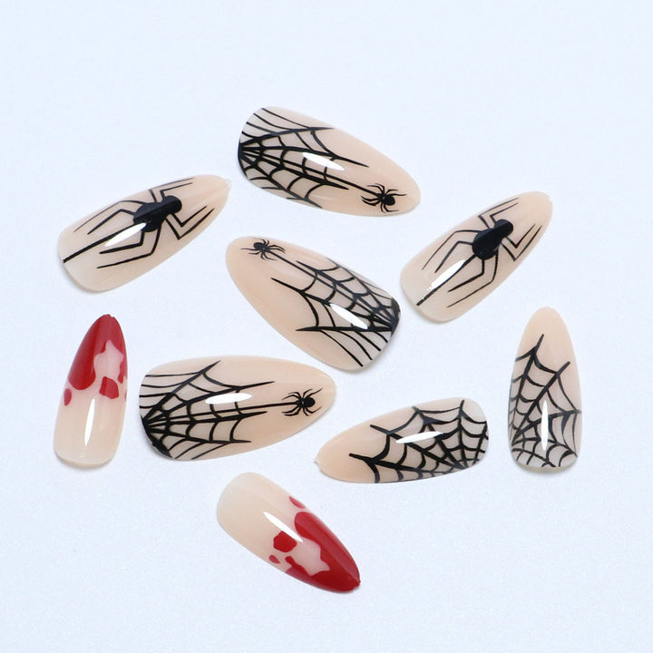 Halloween-Themed Artistic Press-On Nail Set Kalsten