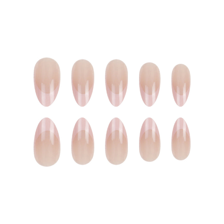 Elegant French Tip Press-On Nail Extensions Kalsten