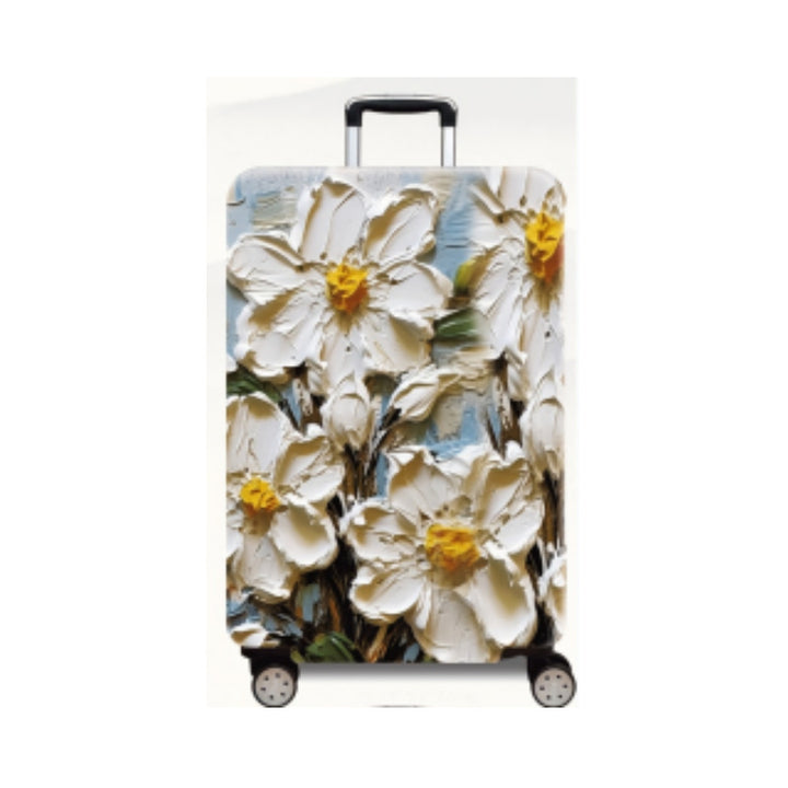 Women's Hard Shell Suitcase with Modern Expressionist Art Design Kalsten