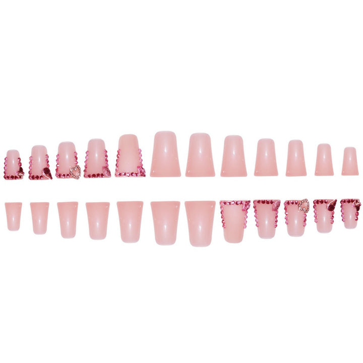 Elegant Rhinestone Embellished Press-On Nails Kalsten