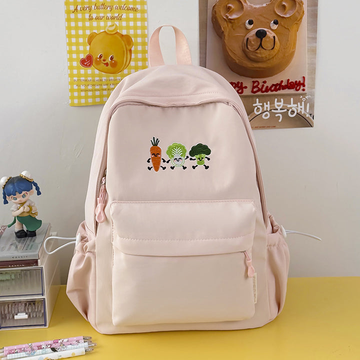 Casual Animated Vegetable-Themed Backpack Kalsten
