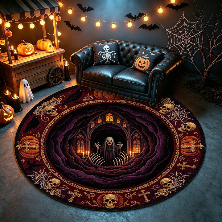 Halloween Themed Area Rug for Home Decor