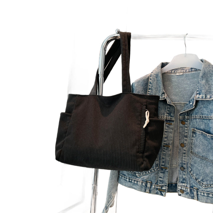 Cozy Textured Fabric Tote