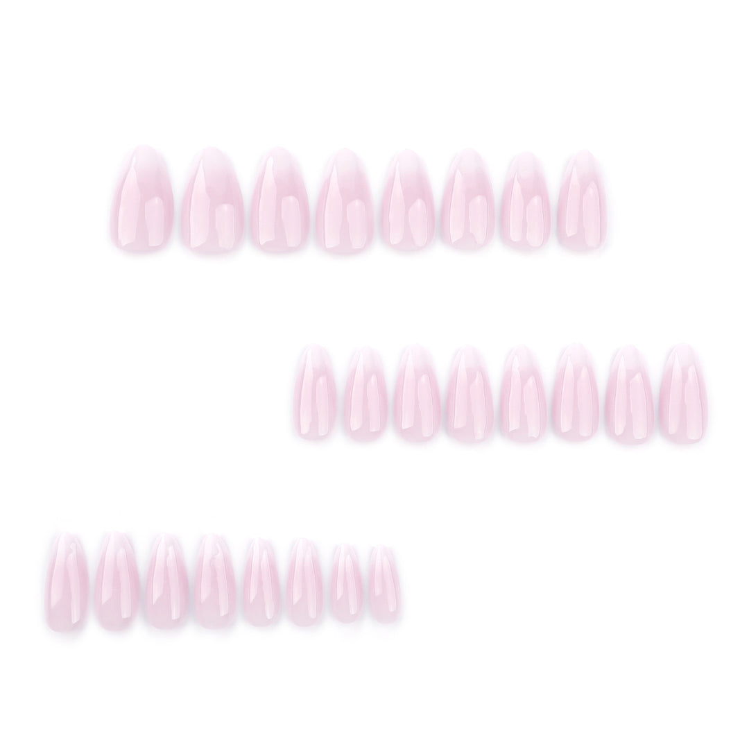 Elegant artificial nails with gentle ombre effect Kalsten