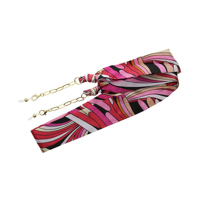 Floral Silk Eyewear Chain Kalsten
