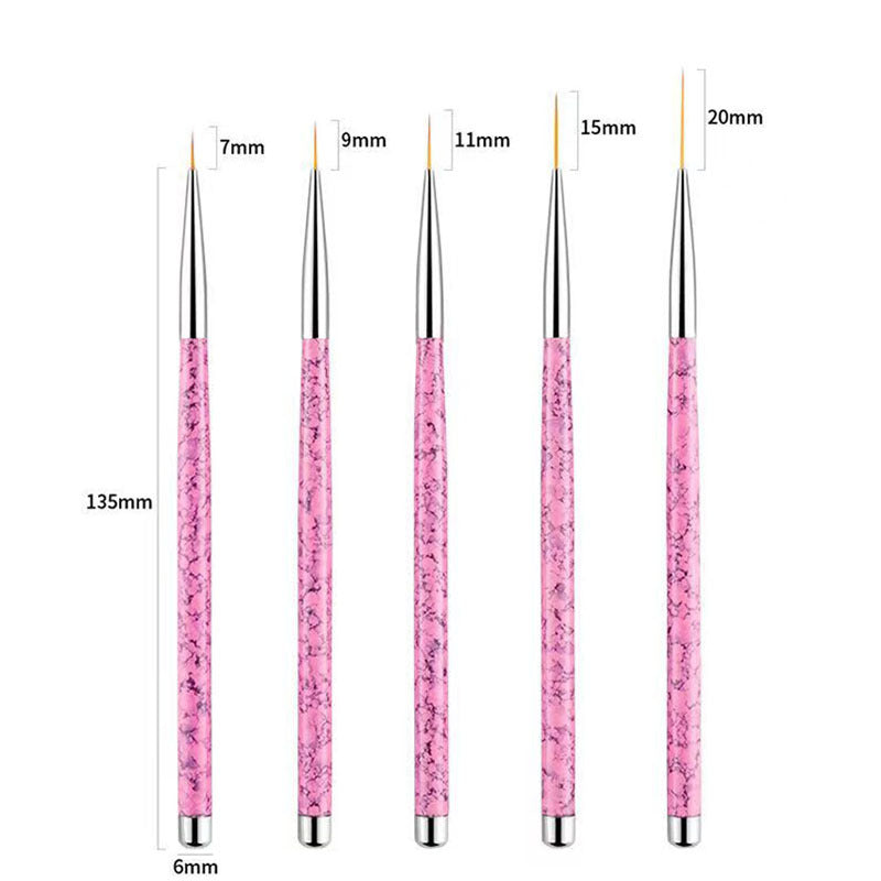 Professional Fine Detail Nail Art Brushes Set Kalsten
