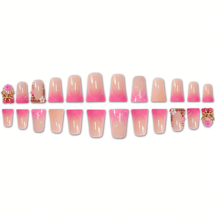 Elegant Floral Press-On Nails Kalsten