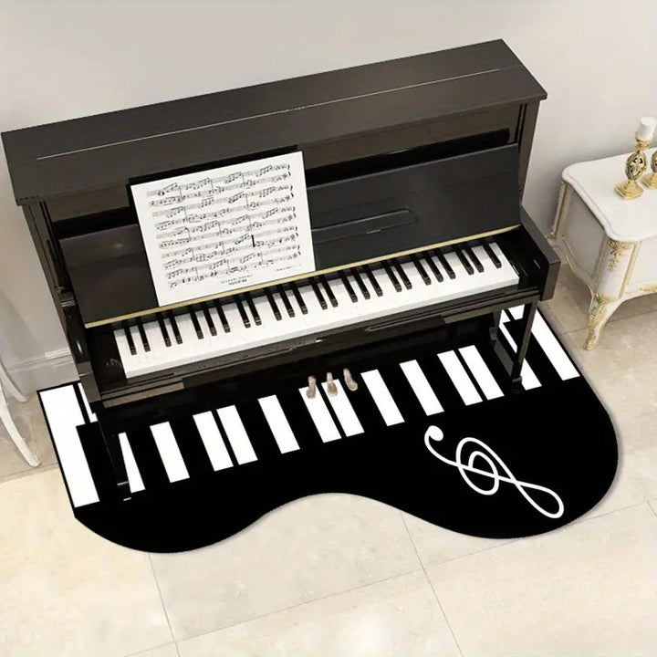 Piano-Themed Area Rug