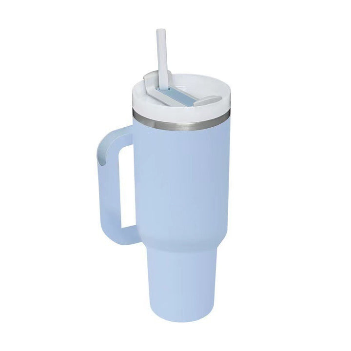 Ladies Insulated Mug with practical handling and integrated straw Kalsten