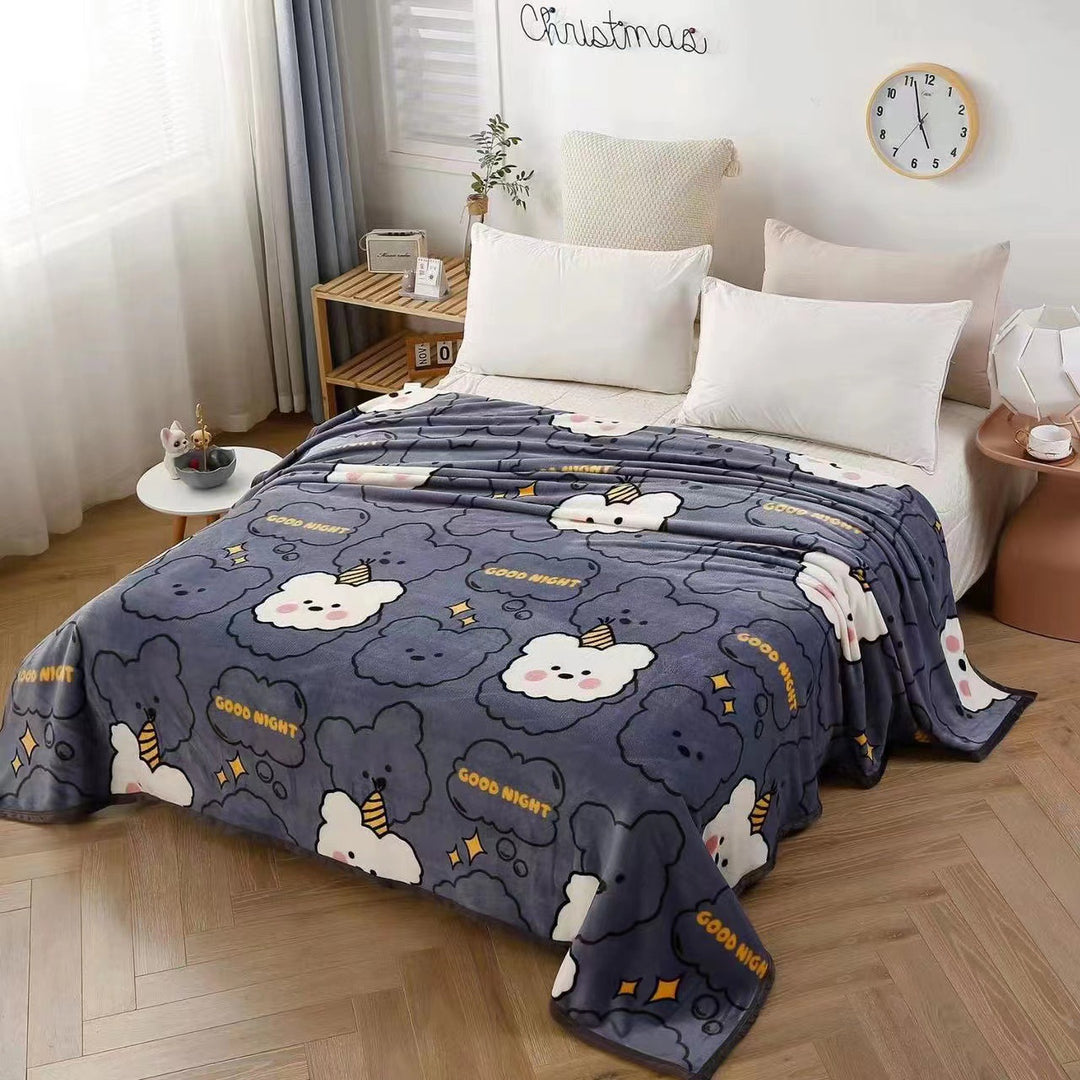 Women Patterned Bedspread with Elegant Houndstooth Optics Kalsten