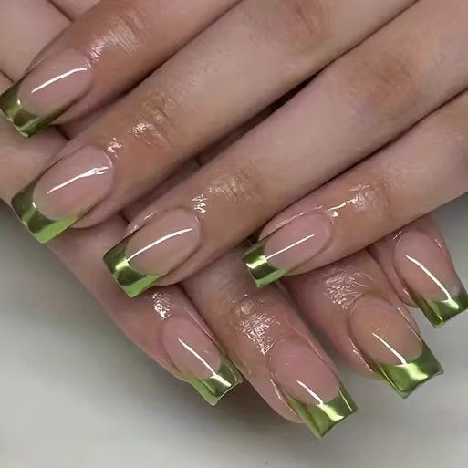 Acrylic Nail Enhancements with Elegant French Tips Kalsten